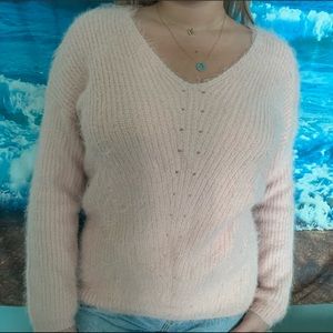 Soft pink sweater